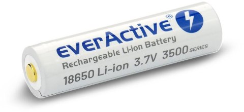 Akumulator 18650 Li-Ion 3,7V everActive 3500mAh (1 szt.) micro-USB z zabezpieczeniem