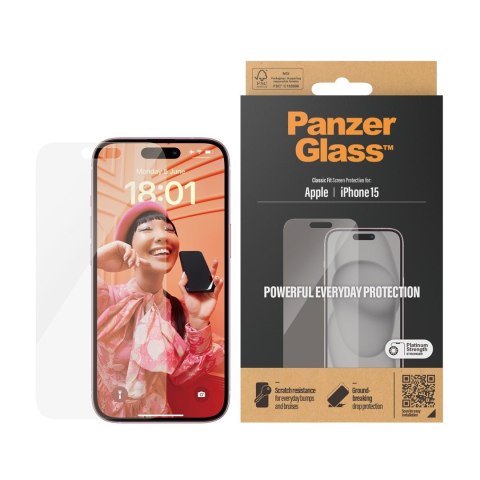 PanzerGlass Classic Fit Przezroczysta ochrona ekranu Apple 1 szt.