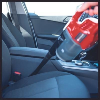 Einhell TE-SV 18 Li-Solo 2-in-1 stick vacuum Bateria Suchy Bez worka Czarny, Czerwony