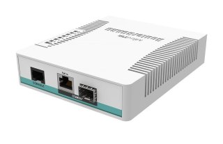 Mikrotik CRS106-1C-5S łącza sieciowe Gigabit Ethernet (10/100/1000) Obsługa PoE Biały