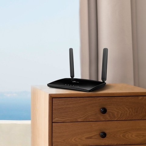 TP-Link TL-MR6400 router bezprzewodowy Fast Ethernet Jedna częstotliwości (2,4 GHz) 4G Czarny