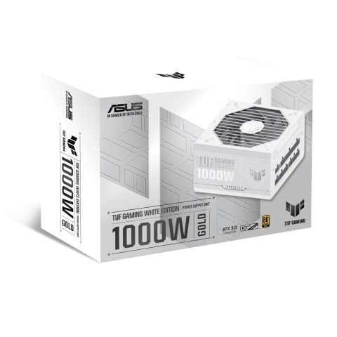 ASUS TUF Gaming 1000W Gold White Edition moduł zasilaczy 20+4 pin ATX ATX Biały