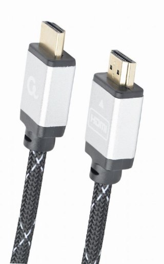 Kabel GEMBIRD Seria select plus CCB-HDMIL-3M (HDMI M - HDMI M; 3m; kolor czarny)