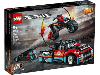 LEGO Technic 42106 - Furgonetka i motocykl kaskaderski