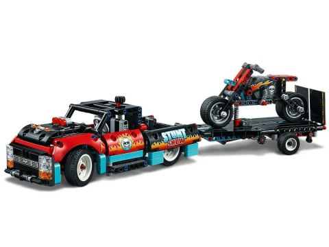 LEGO Technic 42106 - Furgonetka i motocykl kaskaderski