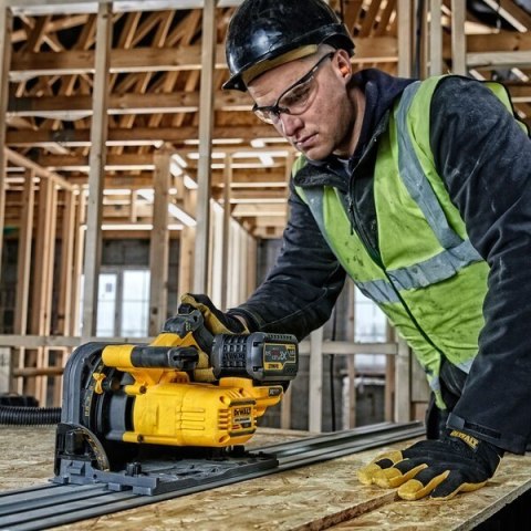 Zagłębierka akumulatorowa DEWALT DCS520T2 pilarka tarczowa 54V 2x XR FLEXVOLT 6Ah TSTAK Czarny, Żółty