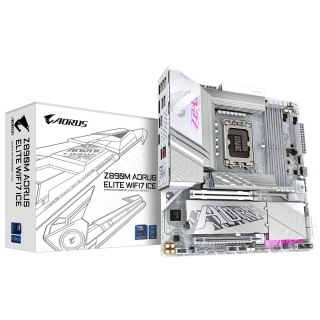 GIGABYTE Z890M AORUS ELITE WIFI7 ICE Intel Z890 LGA 1851 (Socket V1) ATX