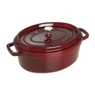 GARNEK ŻELIWNY OWALNY STAUB 40509-366-0 - 5,5 LTR GRENADYNOWY