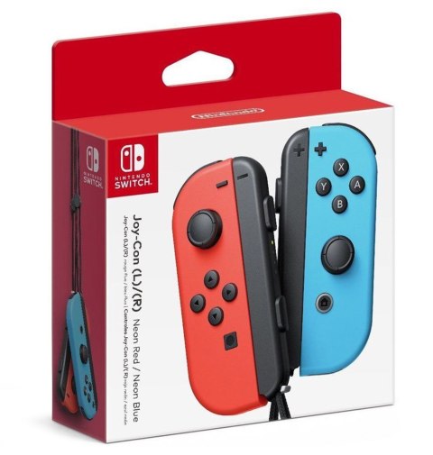 Nintendo Joy-Con Niebieski, Czerwony Bluetooth Gamepad Analogowa/Cyfrowa Nintendo Switch