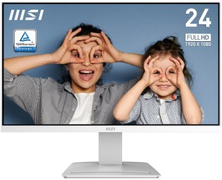 MSI Pro MP2412W monitor komputerowy 60,5 cm (23.8") 1920 x 1080 px Full HD LCD Biały