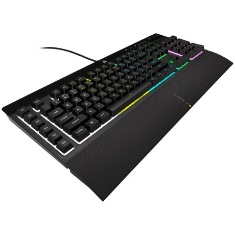 Corsair K55 RGB PRO klawiatura Gaming USB QWERTZ Niemiecki Czarny