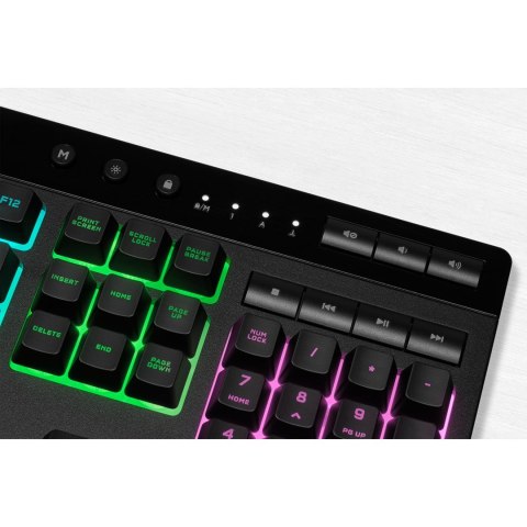 Corsair K55 RGB PRO klawiatura Gaming USB QWERTZ Niemiecki Czarny