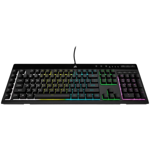 Corsair K55 RGB PRO klawiatura Gaming USB QWERTZ Niemiecki Czarny