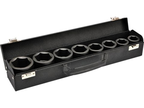 Yato YT-1115 Gniazdo udarowe Wpływ socket set Czarny