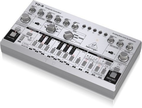 Behringer TD-3-SR Syntezator linii basowej srebrny Behringer TD-3-SR Syntezator linii basowej srebrny