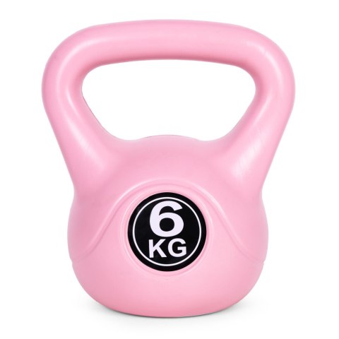 Kettlebell kettle 6 kg do ćwiczeń hantla kula odważnik obciążenie ciężar fitness różowy ModernHome Kettlebell kettle 6 kg do ćwiczeń hantla kula odważnik obciążenie ciężar fitness różowy ModernHome