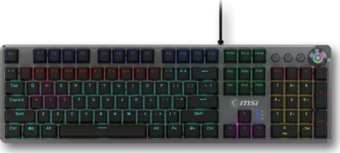 Klawiatura Przewodowa MSI Forge GK310 Red switch