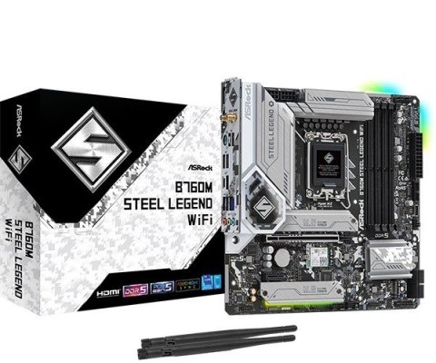 Płyta główna ASROCK B760M STEEL LEGEND WIFI (Socket 1700 /micro ATX)