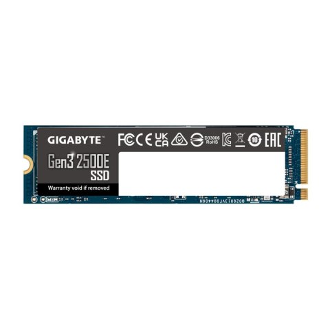 Dysk SSD Gigabyte Gen3 2500E 2TB M.2 2280 NVMe PCIe 3.0 x4 (2400/2000 MB/s) 3D NAND Dysk SSD Gigabyte Gen3 2500E 2TB M.2 2280 NVMe PCIe 3.0 x4 (2400/2000 MB/s) 3D NAND