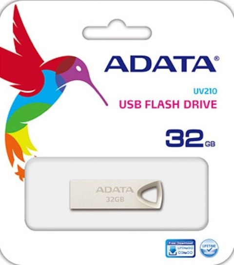 Pendrive A-DATA UV210 (32 GB /USB 2.0 /Srebrny )