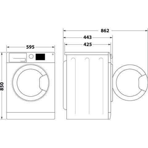 Indesit MTWSE 61294 WK EE pralka