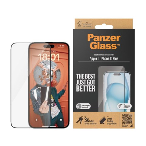 PanzerGlass Ultra Wide Fit Przezroczysta ochrona ekranu Apple 1 szt.