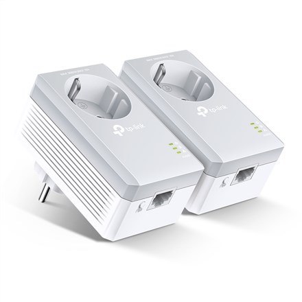 TP-Link TL-PA4010P KIT V5 Karta sieciowa do PowerLine 600 Mbit/s Przewodowa sieć LAN Biały 2 szt.