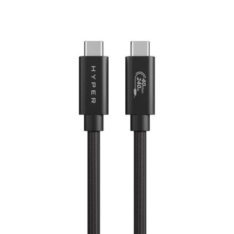 HYPER HyperDrive Next kabel USB USB4 Gen 3x2 1,2 m USB C Czarny