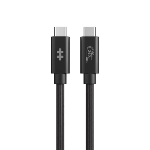 HYPER HyperDrive Next kabel USB USB4 Gen 3x2 1,2 m USB C Czarny