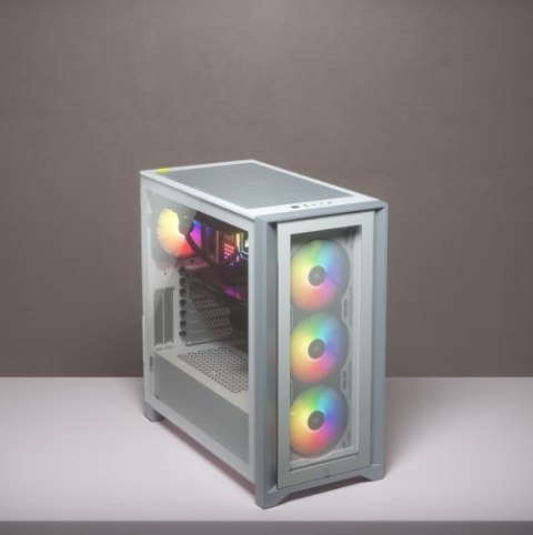 Corsair iCUE 4000X RGB Midi Tower Biały