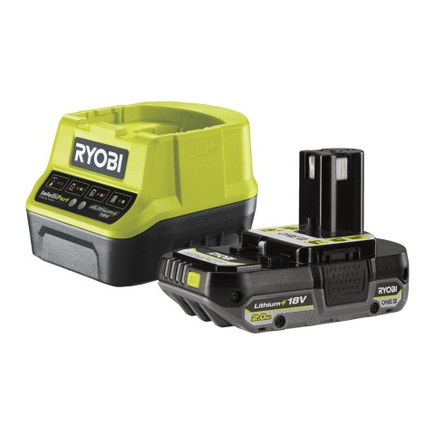 Akumulator litowo-jonowy RYOBI ONE+ 2.0 Ah + ładowarka Akumulator litowo-jonowy RYOBI ONE+ 2.0 Ah + ładowarka