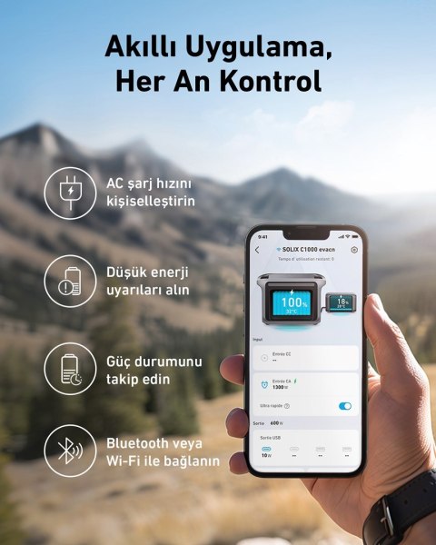 Anker Solix C1000X przenośne stacja zasilająca 8 1800 W 12,9 kg