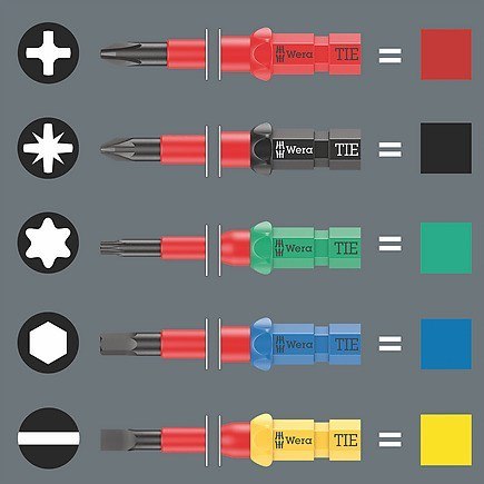 Zestaw Kraftform Kompakt VDE16 Extra Slim 1 Tool Finder, 16 części