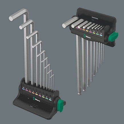 Zestaw kluczy trzpieniowych 950/9 HEX-PLUS 8, 9CZR