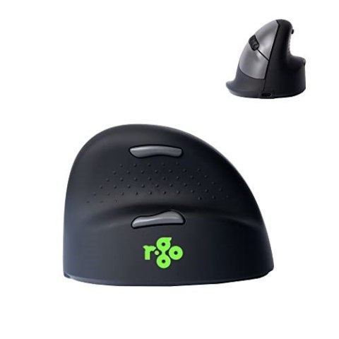 Ergonomiczna mysz R-Go Maus HE ergonomisch rechts Bluetooth mittel schwarz/sil retail