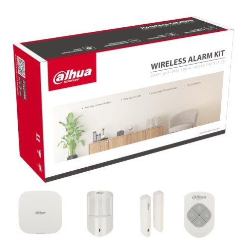 Dahua Technology ART-ARC3000H-03-FW2(868) system alarmowy Wi-Fi Biały