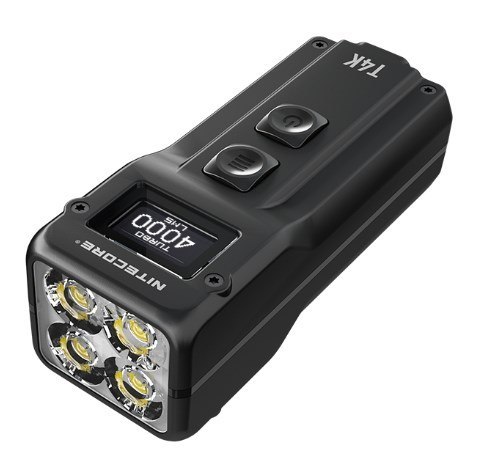 Nitecore T4K latarka Czarny Latarka brelok LED