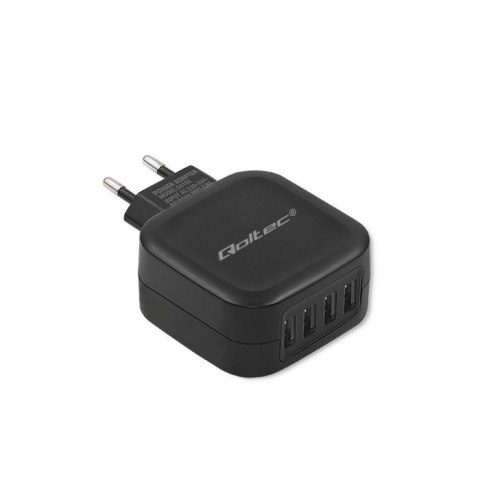 Qoltec Inteligentna Ładowarka sieciowa 24W | 5V | 4.8A | 4xUSB