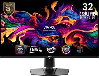 MSI MAG 321UP QD-OLED monitor komputerowy 80 cm (31.5") 3840 x 2160 px 4K Ultra HD Czarny