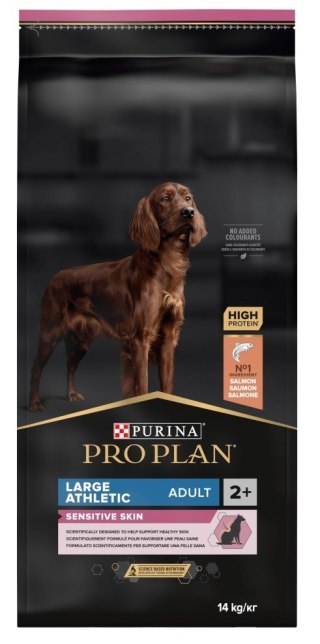 Purina Pro Plan Adult Large Athletic Sensitive Skin - sucha karma dla psa - 14 kg