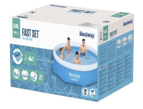 BASEN ROZPOROWY Z POMPĄ 305X76CM - BESTWAY 57270