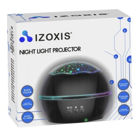 LAMPKA NOCNA Z PROJEKTOREM- CZARNA LP16857