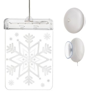 WITRAŻ LED 3D- ŚNIEŻYNKA