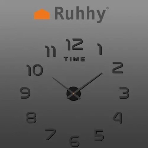 ZEGAR ŚCIENNY DIY RUHHY 19928