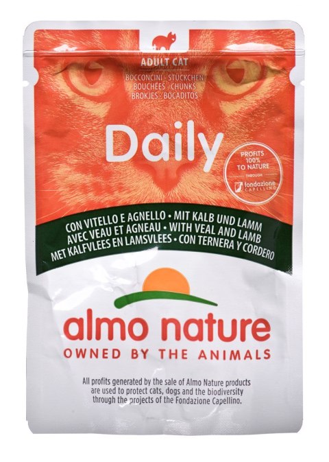 ALMO NATURE Daily Menu Cielęcina z jagnięciną 70g