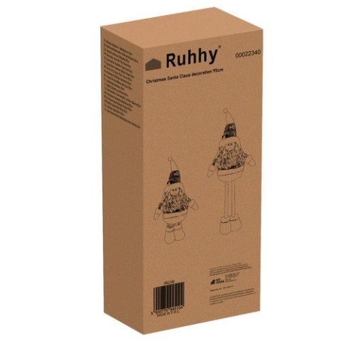 MIKOŁAJ ŚWIĄTECZNY- TELESKOPOWY 95CM RUHHY 22340