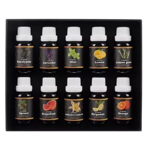 OLEJEK ETERYCZNY- ZESTAW 10SZT. 15ML RUHHY 21938 OLEJEK ETERYCZNY- ZESTAW 10SZT. 15ML RUHHY 21938