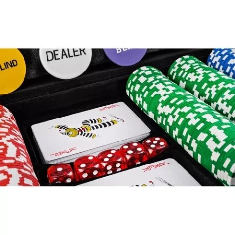 POKER - ZESTAW 500 ŻETONÓW W WALIZCE HQ 23529