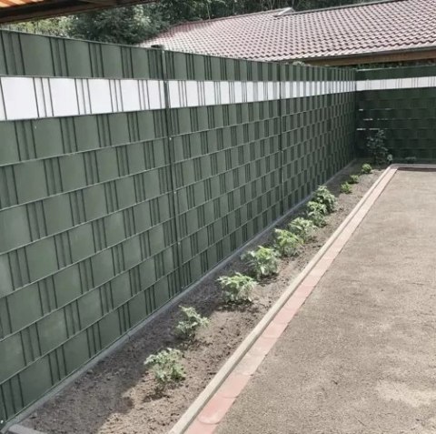 TAŚMA OGRODZENIOWA 19CMX35M 450G/M2 ZIELONA 23699 TAŚMA OGRODZENIOWA 19CMX35M 450G/M2 ZIELONA 23699