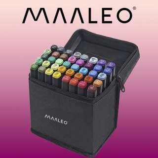 MARKERY/PISAKI DWUSTRONNE - 40 SZT. MAALEO 24102